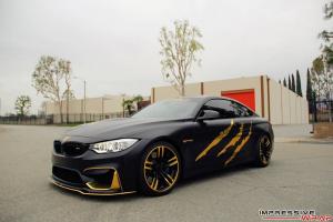 BMW M4 Coupe by Impressive Wrap 2015 года